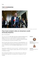 How local content rules on streamers could seriously backfire