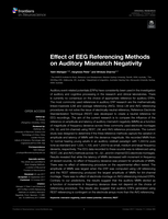 Effect of EEG Referencing Methods on Auditory Mismatch Negativity