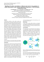 Modelling 3-D cellular microfluidics of different plant cells for the prediction of cellular deformations under external mechanical compression: A SPH-CG-based computational study
