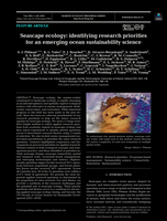 Seascape ecology: Identifying research priorities for an emerging ocean sustainability science