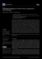Embedded Intelligence on FPGA: Survey, Applications and Challenges