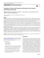 Tauopathy in veterans with long-term posttraumatic stress disorder and traumatic brain injury