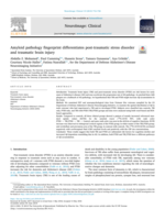 Amyloid pathology fingerprint differentiates post-traumatic stress disorder and traumatic brain injury