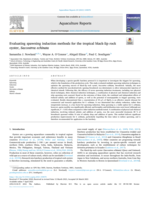 Evaluating spawning induction methods for the tropical black-lip rock oyster, Saccostrea echinata