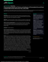 Pharmaceutical Opioid Use Patterns and Indicators of Extramedical Use and Harm in Adults With Chronic Noncancer Pain, 2012-2018