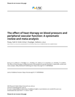 The effect of heat therapy on blood pressure and peripheral vascular function: A systematic review and meta-analysis