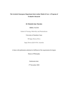 Geriatric Emergency Department Intervention Model of Care: A Program of Evaluative Research