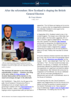 After the referendum: How Scotland is shaping the British General Election