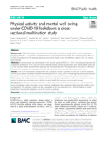 Physical activity and mental well-being under COVID-19 lockdown: a cross-sectional multination study