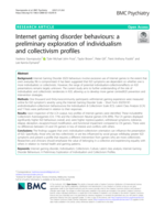 Internet gaming disorder behaviours: a preliminary exploration of individualism and collectivism profiles