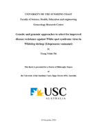 Genetic and genomic approaches to select for improved disease resistance against White spot syndrome virus in Whiteleg shrimp (Litopenaeus vannamei)
