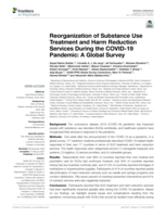 Reorganization of Substance Use Treatment and Harm Reduction Services During the COVID-19 Pandemic: A Global Survey