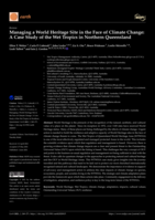 Managing a World Heritage Site in the Face of Climate Change: A Case Study of the Wet Tropics in Northern Queensland