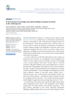 ICAIS advances knowledge and understanding of aquatic invasions in the Anthropocene