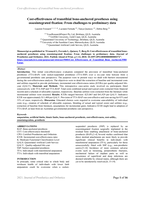 Cost-Effectiveness of Transtibial Bone-Anchored Prostheses Using Osseointegrated Fixation: From Challenges to Preliminary Data