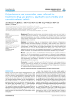 Polysubstance Use in Cannabis Users Referred for Treatment: Drug Use Profiles, Psychiatric Comorbidity and Cannabis-Related Beliefs