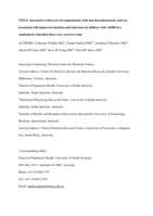 Eicosapentaenoic and docosahexaenoic acids, cognition, and behavior in children with attention-deficit/hyperactivity disorder: A randomized controlled trial