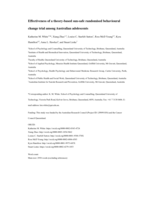 Effectiveness of a theory-based sun-safe randomised behavioural change trial among Australian adolescents