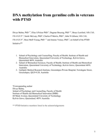 DNA methylation from germline cells in veterans with PTSD