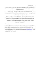 Cigarette smoking in young adults: The influence of the HTR2A T102C polymorphism and punishment sensitivity