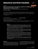 Behavioral phenotypes of impulsivity related to the ANKK1 gene are independent of an acute stressor
