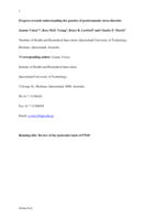 Progress towards understanding the genetics of posttraumatic stress disorder