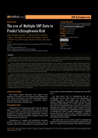 The use of multiple SNP data to predict schizophrenia risk