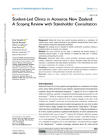 Student-Led Clinics in Aotearoa New Zealand: A Scoping Review with Stakeholder Consultation