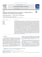 Challenges and opportunities for food systems in a changing climate: A systematic review of climate policy integration