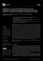Validation of a Smartwatch-Based Workout Analysis Application in Exercise Recognition, Repetition Count and Prediction of 1RM in the Strength Training-Specific Setting