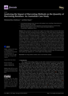 Analysing the Impact of Harvesting Methods on the Quantity of Harvesting Residues: An Australian Case Study