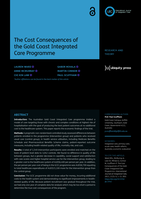 The Cost Consequences of the Gold Coast Integrated Care Programme