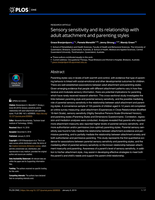 Sensory sensitivity and its relationship with adult attachment and parenting styles