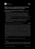 Effectiveness of an Attachment-Informed Working Alliance in Interdisciplinary Pain Therapy