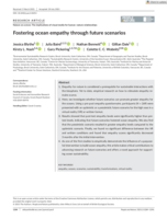 Fostering ocean empathy through future scenarios