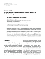 MIMO Lyapunov Theory-Based RBF Neural Classifier for Traffic Sign Recognition