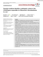 Precision medicine identifies a pathogenic variant of the ITGA2B gene responsible for Glanzmann's thrombasthenia in a cat