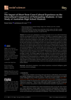 The Impact of Short-Term Cross-Cultural Experience on the Intercultural Competence of Participating Students: A Case Study of Australian High School Students