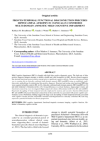 Fronto-temporal functional disconnection precedes hippocampal atrophy in clinically confirmed multi-domain amnestic Mild Cognitive Impairment