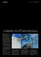 Learning to let kids struggle