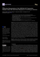 Molecular Manipulation of the MiR396/GRF Expression Module Alters the Salt Stress Response of Arabidopsis thaliana