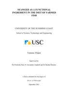 Seaweed as a functional ingredient in the diet of farmed fish