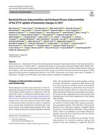 Bacterial Viruses Subcommittee and Archaeal Viruses Subcommittee of the ICTV: update of taxonomy changes in 2021