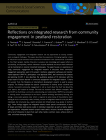 Reflections on integrated research from community engagement in peatland restoration