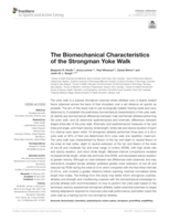 The Biomechanical Characteristics of the Strongman Yoke Walk