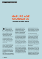 Mature Age Graduates: Celebrating the young at heart