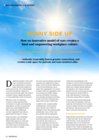 Sunny Side Up: How an innovative model of care creates a kind and empowering workplace culture