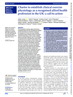 Charter to establish clinical exercise physiology as a recognised allied health profession in the UK: a call to action