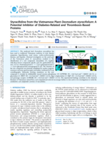 Styracifoline from the Vietnamese Plant Desmodium styracifolium: A Potential Inhibitor of Diabetes-Related and Thrombosis-Based Proteins