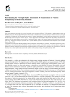 Reevaluating the Foresight Styles Assessment: A Measurement of Futures Competency for University Students